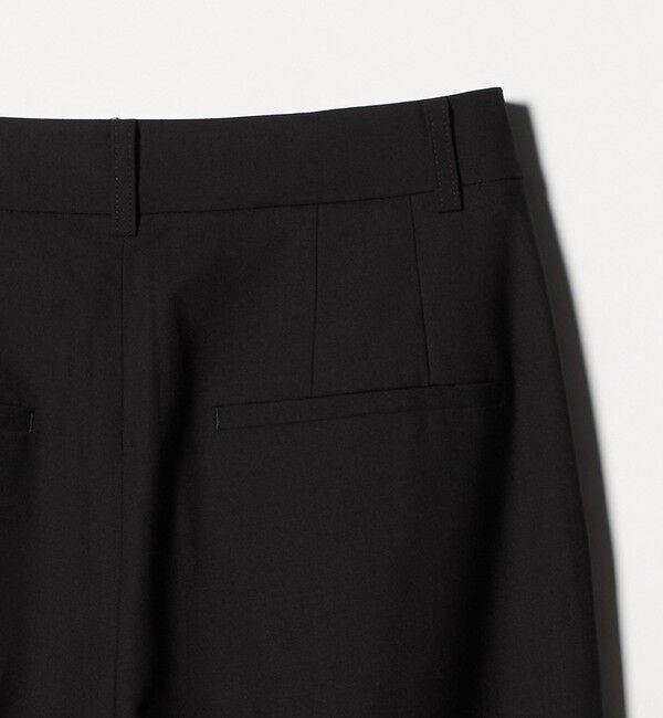 UNITED ARROWS green label relaxing「［size SHORT/TALLあり］カチリラ ストレート パンツ ブラック」|スラックス|