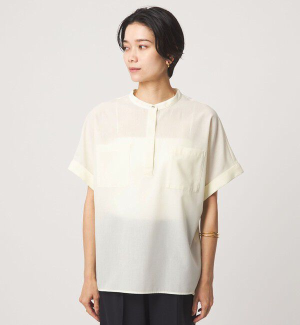 UNITED ARROWS green label relaxing「ボイル ポケット ショートスリーブ シャツ マシンウォッシャブル 吸水速乾 通気性」|シャツ・ブラウス|