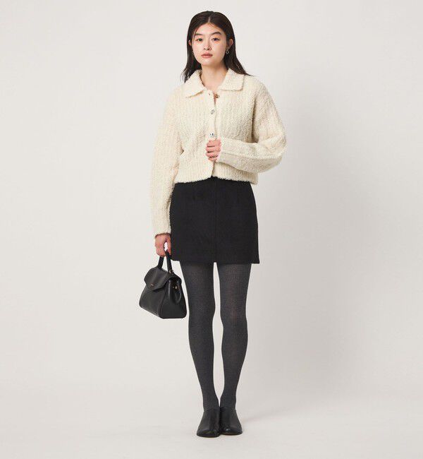 UNITED ARROWS green label relaxing「＜GLR_MINE＞フェザー ニット カーディガン」|カーディガン|