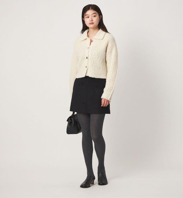 UNITED ARROWS green label relaxing「＜GLR_MINE＞フェザー ニット カーディガン」|カーディガン|