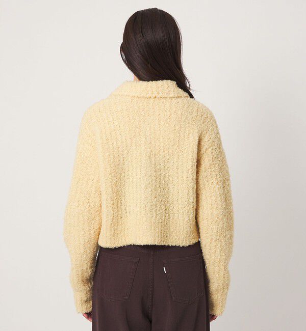 UNITED ARROWS green label relaxing「＜GLR_MINE＞フェザー ニット カーディガン」|カーディガン|