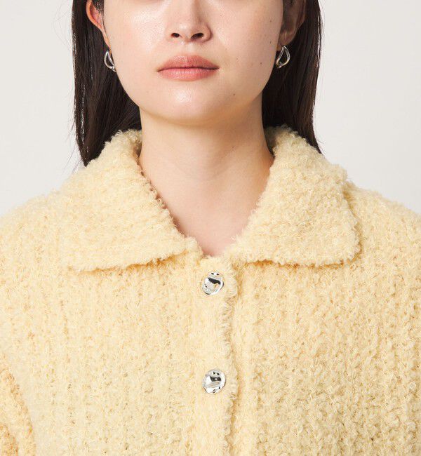 UNITED ARROWS green label relaxing「＜GLR_MINE＞フェザー ニット カーディガン」|カーディガン|