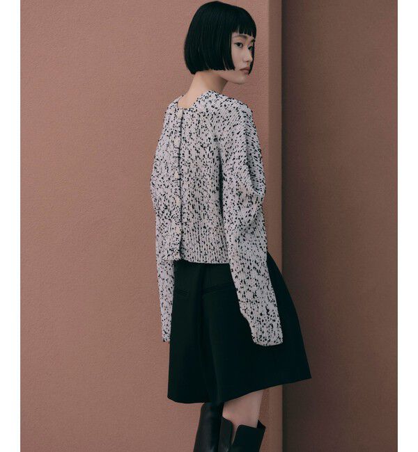 EMMEL REFINES「＜EMMEL REFINES＞EM タックインスリーブ 2WAY ニット」|ニット・セーター|