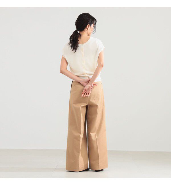 Demi-Luxe BEAMS 「2WAY 天竺 フレンチスリーブ プルオーバー」|ニット・セーター|