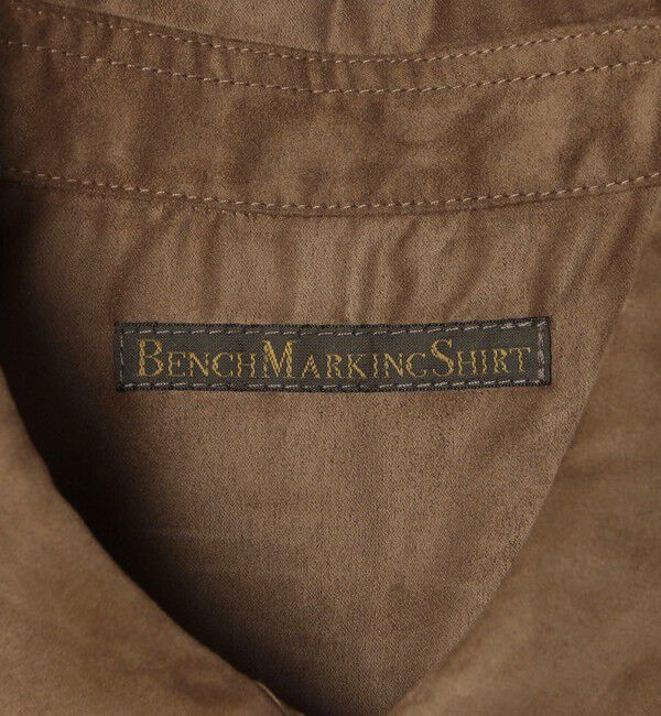 SHIPS「BENCH MARKING SHIRTS: ポリエステル フェイクスエード シャツ」|シャツ・ブラウス|