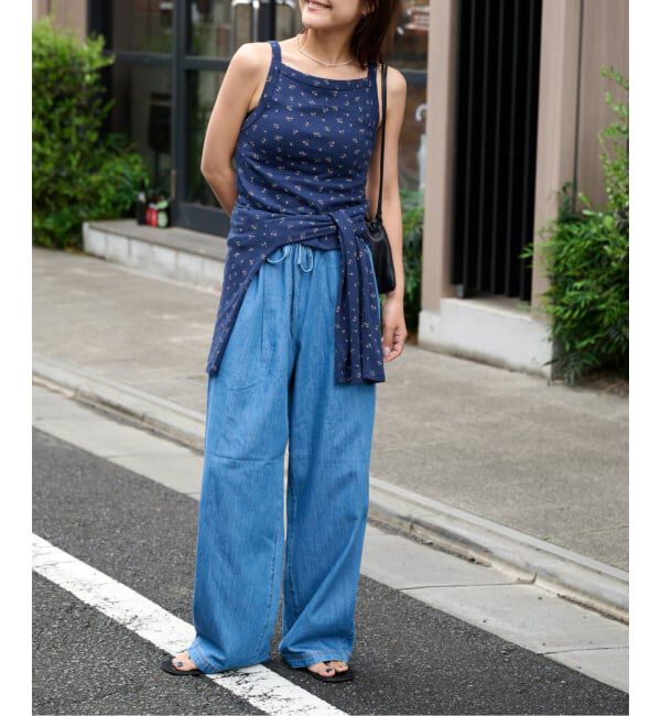 OUTDOOR PRODUCTS Usual Things「フラワーアイレットリブキャミソール」|キャミソール|