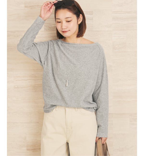 Plage「Pile B/N TEE」|Tシャツ・カットソー|グレー