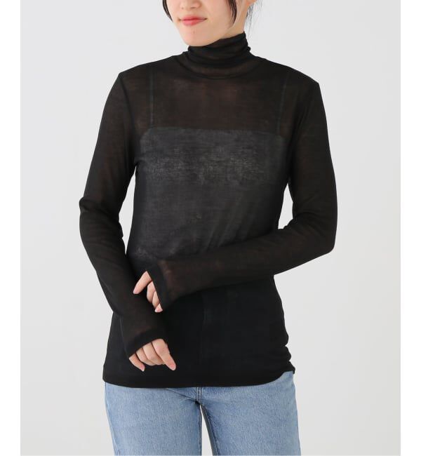 IENA LA BOUCLE「《追加》IENA LA BOUCLE水撚りガスフライスタートルプルオーバー」|Tシャツ・カットソー|