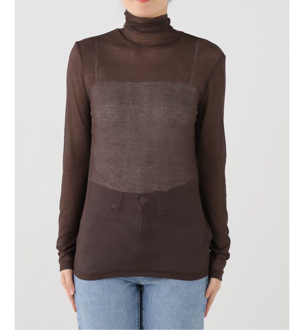 IENA LA BOUCLE「《追加》IENA LA BOUCLE水撚りガスフライスタートルプルオーバー」|Tシャツ・カットソー|