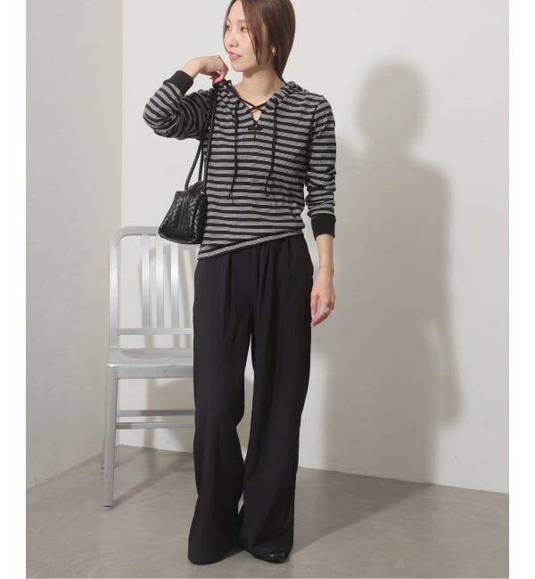 JOURNAL STANDARD relume「別注【MILLER/ミラー】 レースアップフードプルオーバー」|Tシャツ・カットソー|