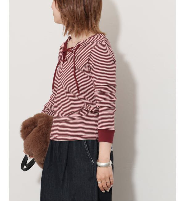 JOURNAL STANDARD relume「別注【MILLER/ミラー】 レースアップフードプルオーバー」|Tシャツ・カットソー|