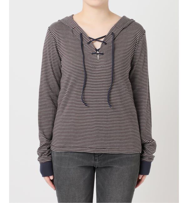JOURNAL STANDARD relume「別注【MILLER/ミラー】 レースアップフードプルオーバー」|Tシャツ・カットソー|