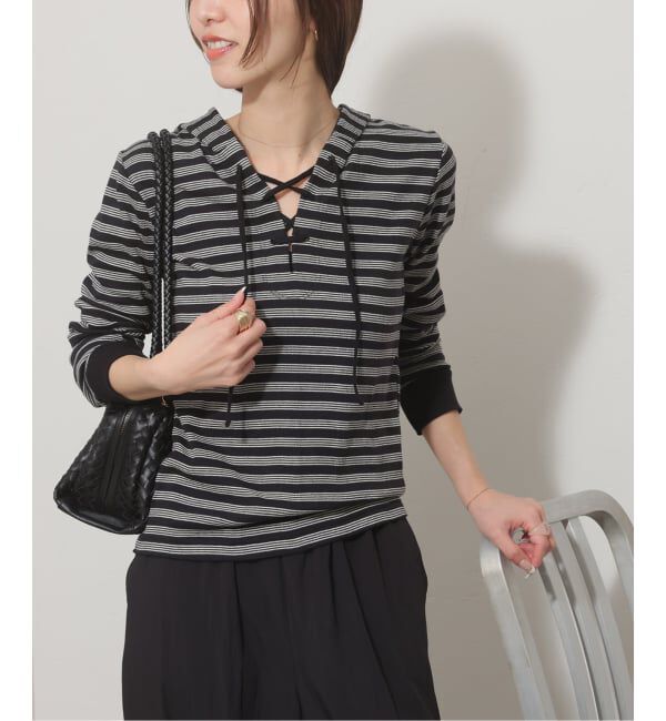 JOURNAL STANDARD relume「別注【MILLER/ミラー】 レースアップフードプルオーバー」|Tシャツ・カットソー|