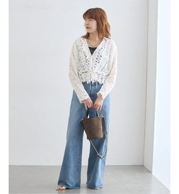 journal standard L'essage「バテンレースカーディガンブラウス」|シャツ・ブラウス|