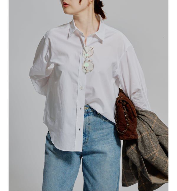 journal standard L'essage「《予約》L' ESSENTIAL  THOMAS MASON レギュラーカラーシャツ」|シャツ・ブラウス|ホワイト