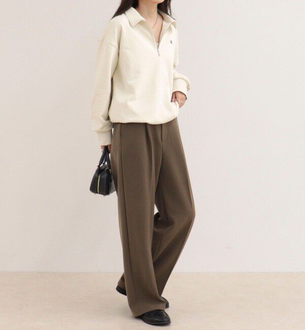 fredy emue「【4サイズ展開】とろみWarmタックスラックス」|スラックス|