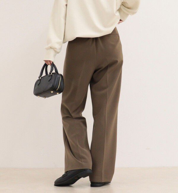 fredy emue「【4サイズ展開】とろみWarmタックスラックス」|スラックス|