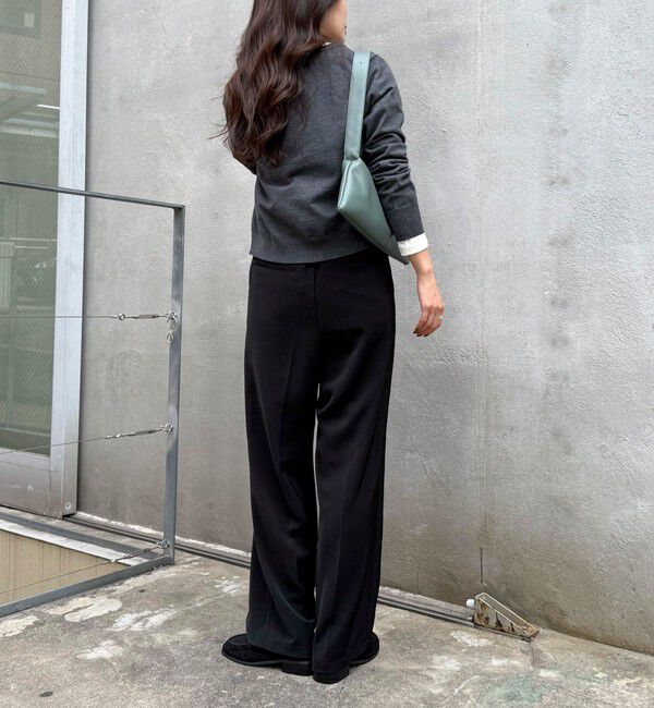 fredy emue「【4サイズ展開】とろみWarmタックスラックス」|スラックス|