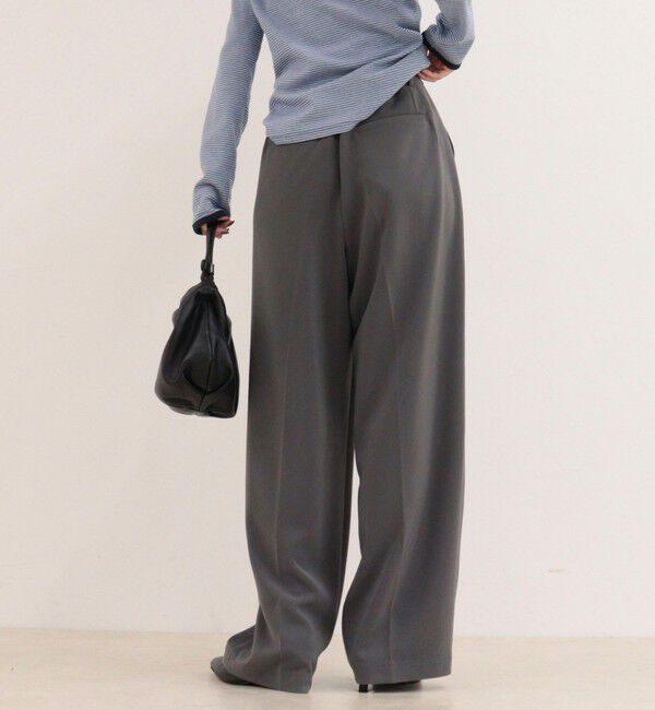 fredy emue「【4サイズ展開】とろみWarmタックスラックス」|スラックス|