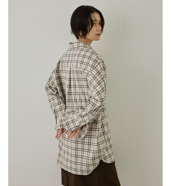 SALON adam et rope'「Shuttle Notes 2WAYチェックシャツ」|シャツ・ブラウス|