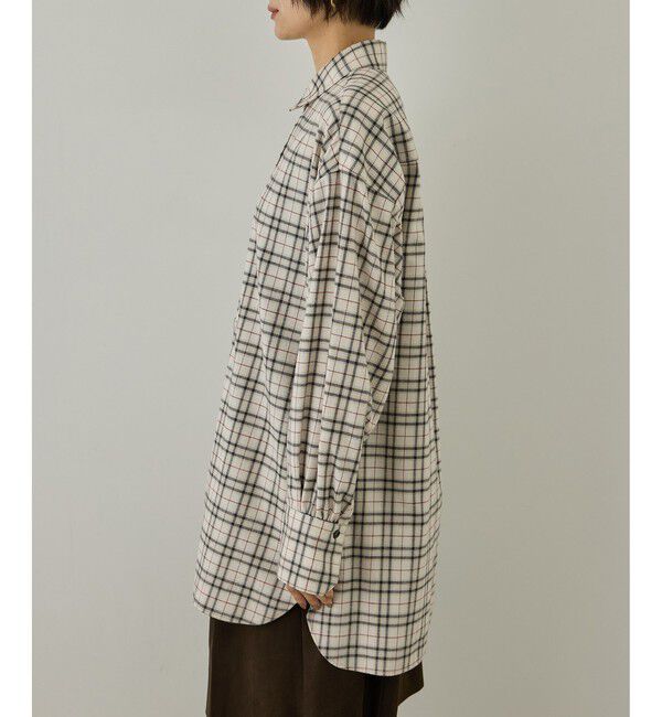 SALON adam et rope'「Shuttle Notes 2WAYチェックシャツ」|シャツ・ブラウス|