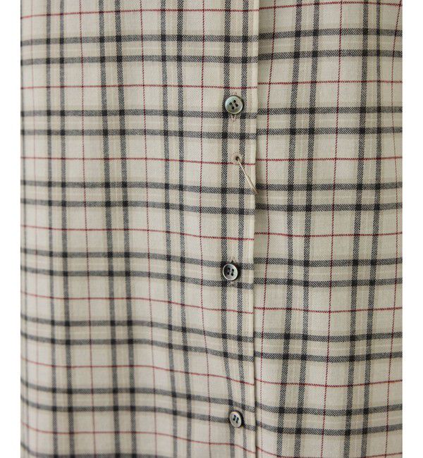 SALON adam et rope'「Shuttle Notes 2WAYチェックシャツ」|シャツ・ブラウス|