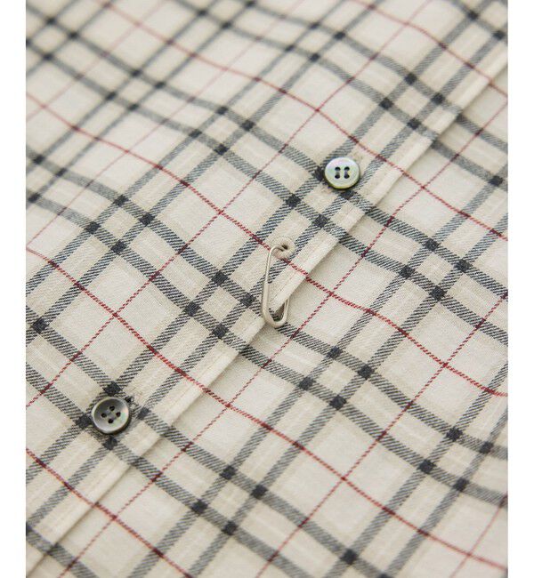 SALON adam et rope'「Shuttle Notes 2WAYチェックシャツ」|シャツ・ブラウス|