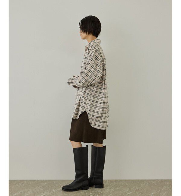 SALON adam et rope'「Shuttle Notes 2WAYチェックシャツ」|シャツ・ブラウス|
