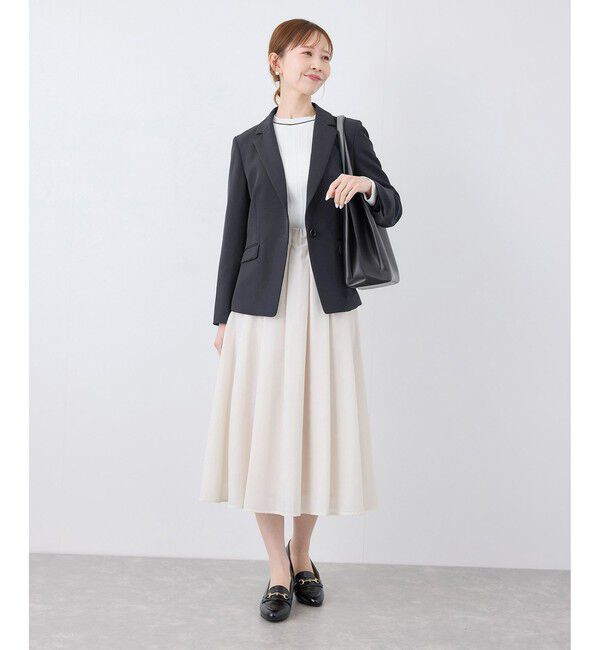 Rope&rsquo;Picnic「360&deg;ウルトラストレッチ テーラードジャケット/ UVカット・花粉ガード・セットアップ対応」|テーラードジャケット|