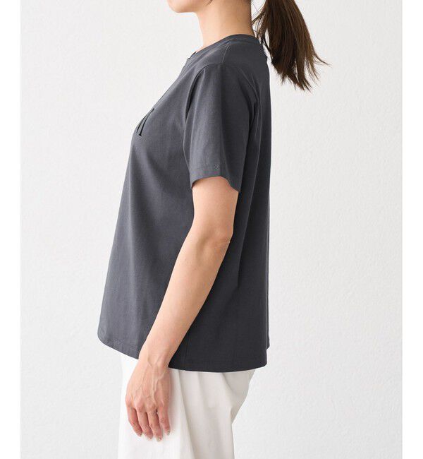 Rope&rsquo;Picnic「フロッキーロゴTシャツ/UVカット・接触冷感・汗染み防止」|Tシャツ・カットソー|