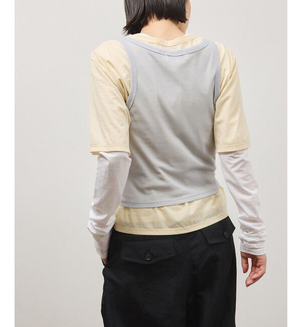 ADAM ET ROPE'「3レイヤードジャージートップス」|Tシャツ・カットソー|