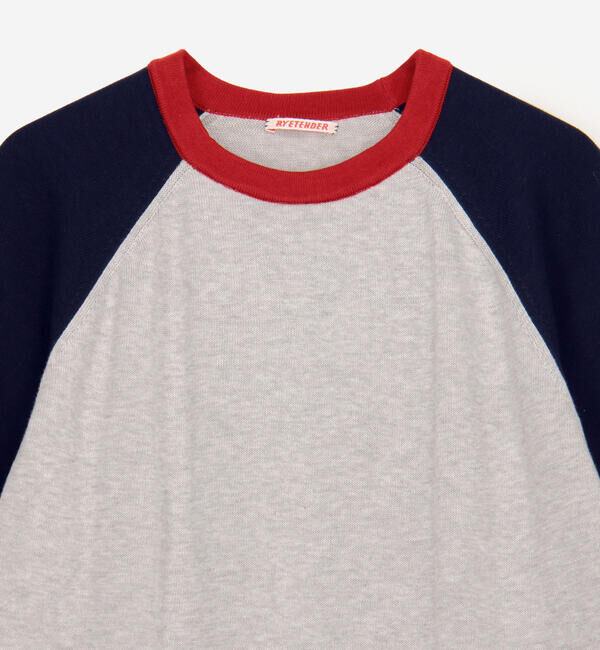  「RYE TENDER | コットン ラグランスリーブTシャツ WOMEN」|ニット・セーター|
