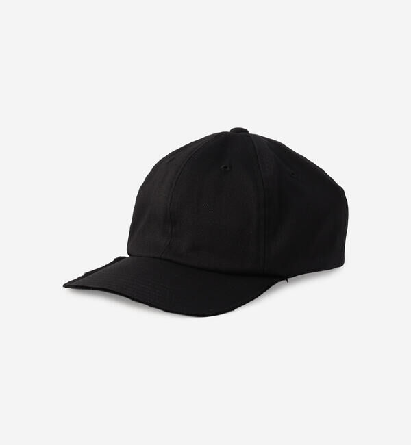  「KIJIMA TAKAYUKI | 〈別注〉6P キャップ MEN」|キャップ・キャスケット|BLACK