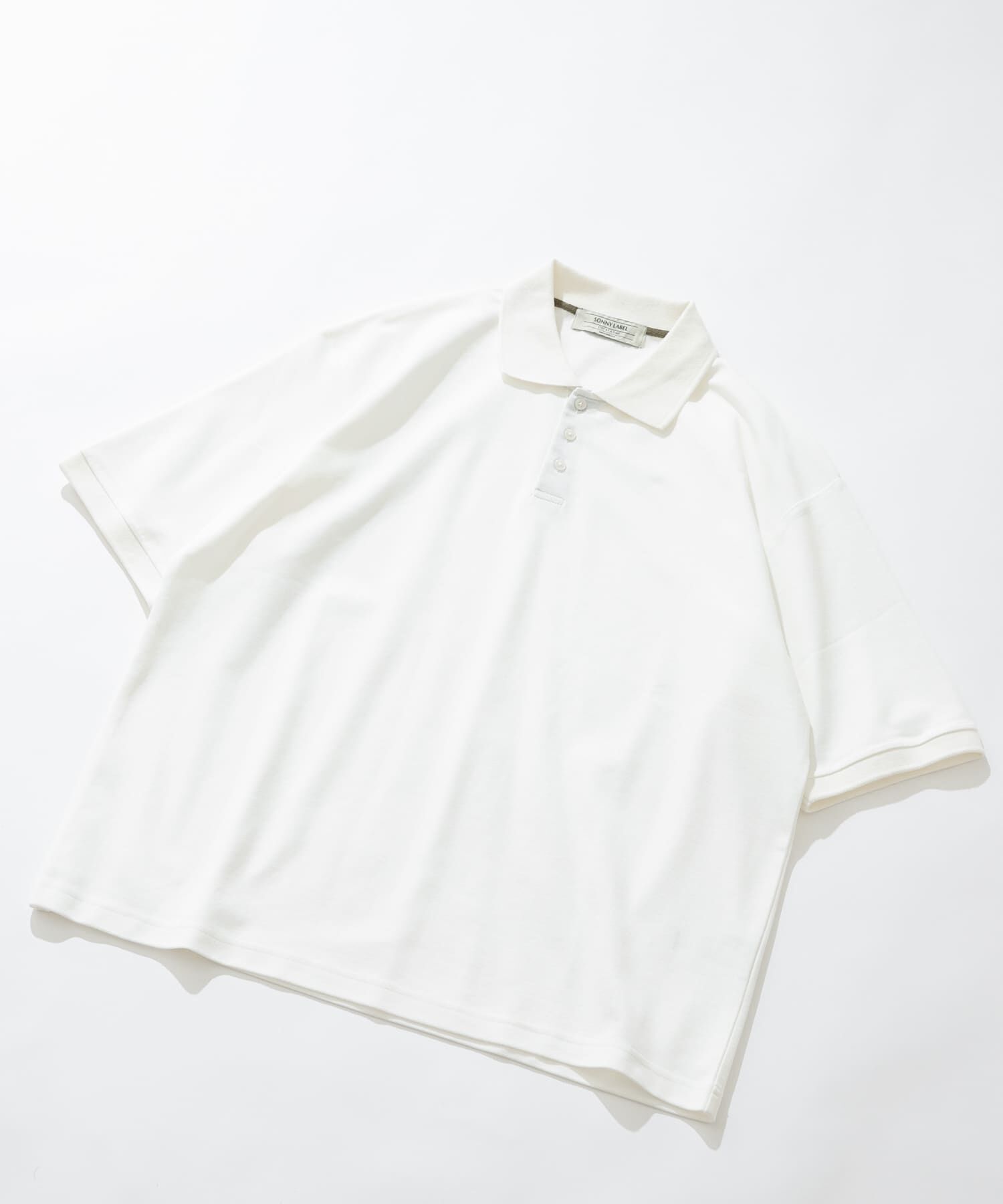 Sonny Label 「遮熱UVカットベーシックポロシャツ」|ポロシャツ|オフホワイト