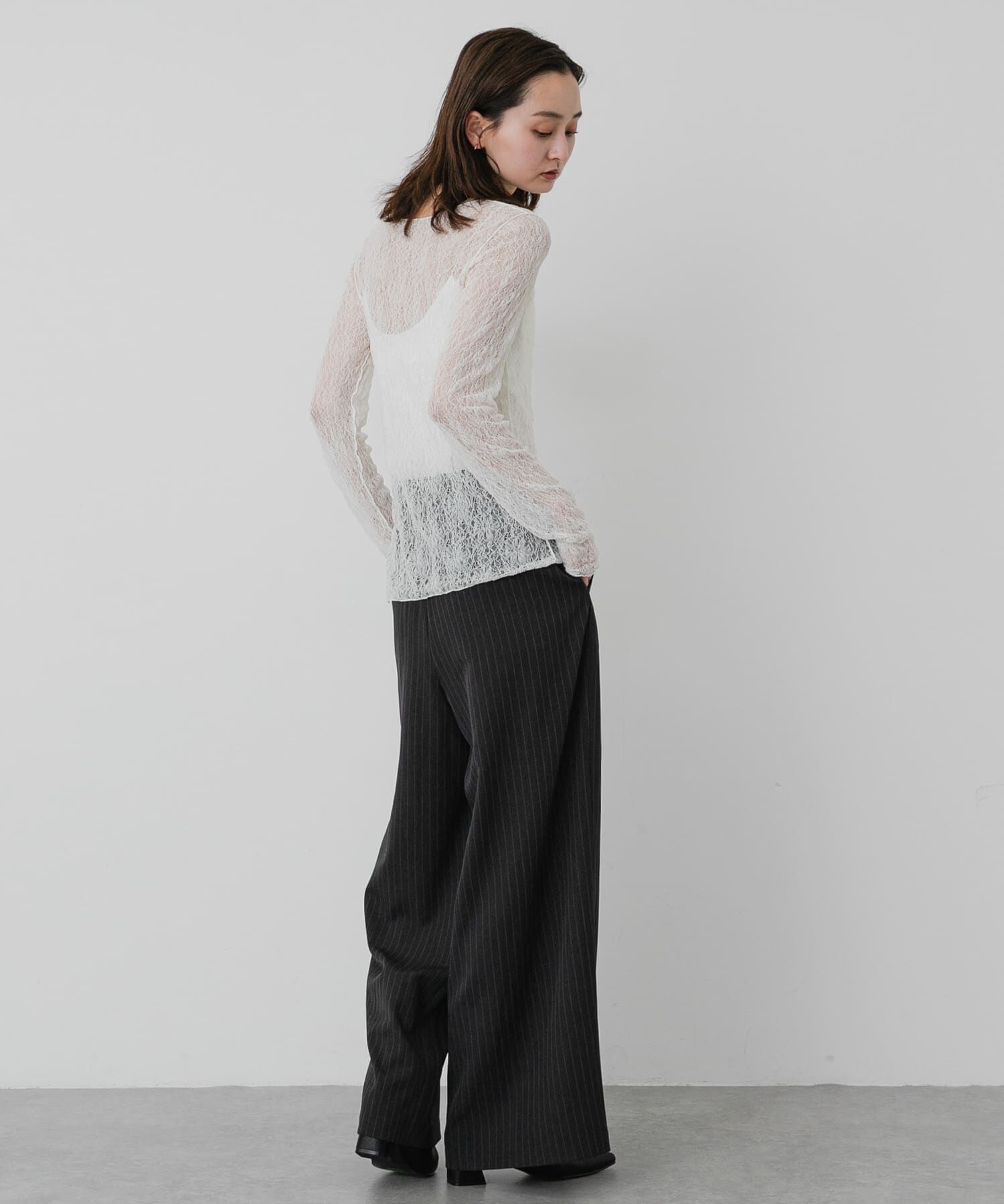 SENSE OF PLACE by URBAN RESEARCH「シアーレースカットトップ」|Tシャツ・カットソー|