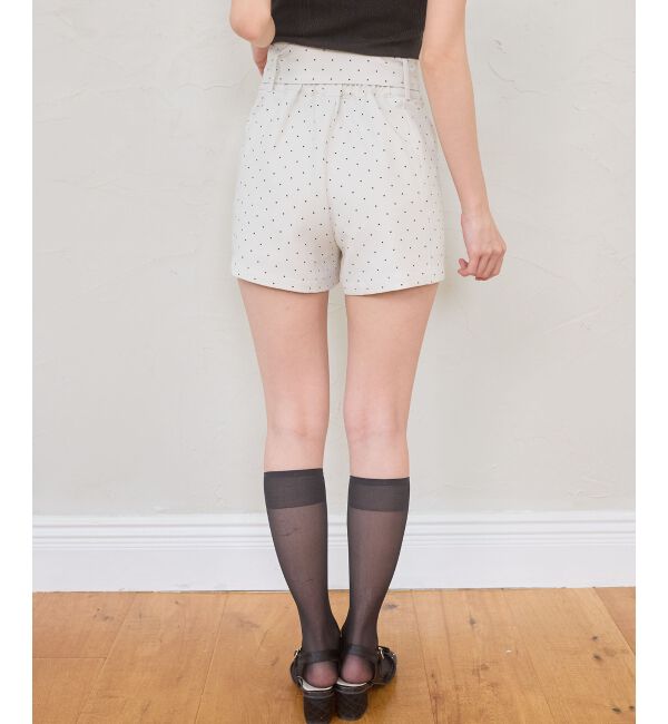  「ベルトセットハイウエストショートパンツ」|その他|