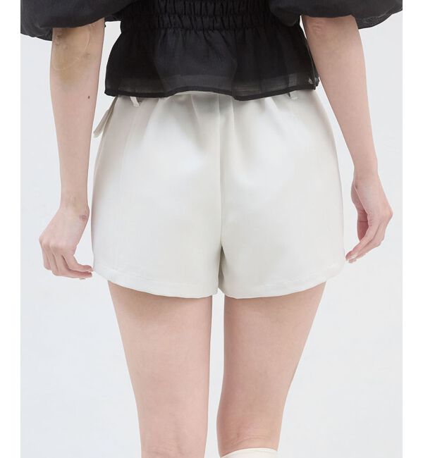  「ベルトセットハイウエストショートパンツ」|その他|