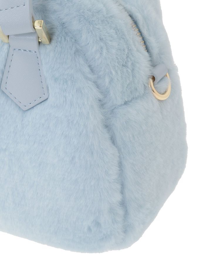 Maison de FLEUR「【限定カラーあり】フェイクファーラウンドバッグ」|ハンドバッグ|