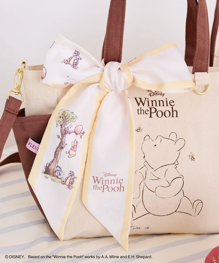 Maison de FLEUR「Winnie the Pooh/スカーフ」|バンダナ・スカーフ|