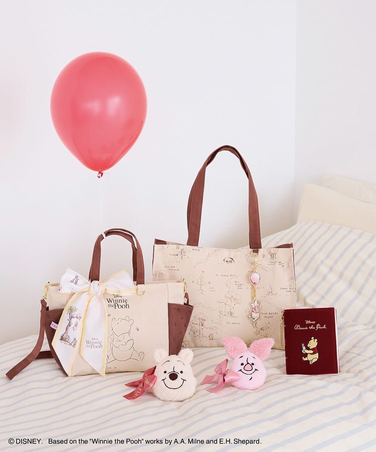 Maison de FLEUR「Winnie the Pooh/スカーフ」|バンダナ・スカーフ|