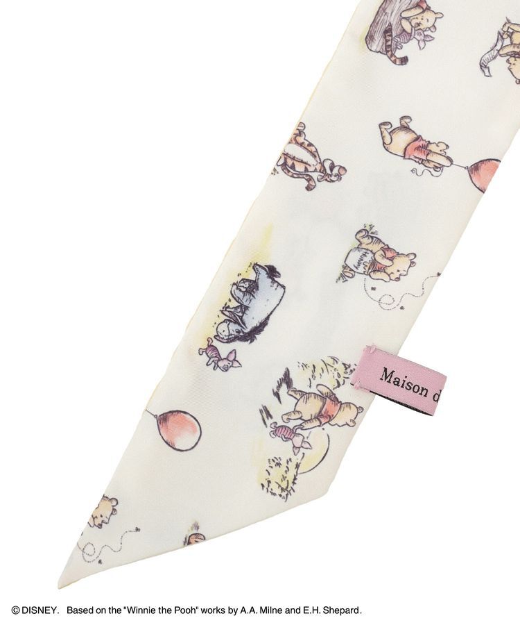 Maison de FLEUR「Winnie the Pooh/スカーフ」|バンダナ・スカーフ|