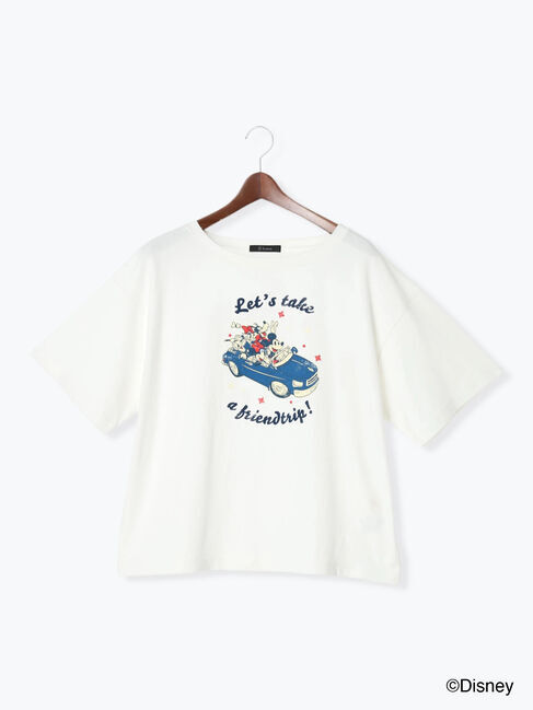 Te chichi「【Disney】MICKEY&FRIENDS/オーバーサイズTシャツ」|Tシャツ・カットソー|