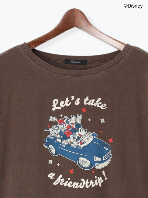 Te chichi「【Disney】MICKEY&FRIENDS/オーバーサイズTシャツ」|Tシャツ・カットソー|