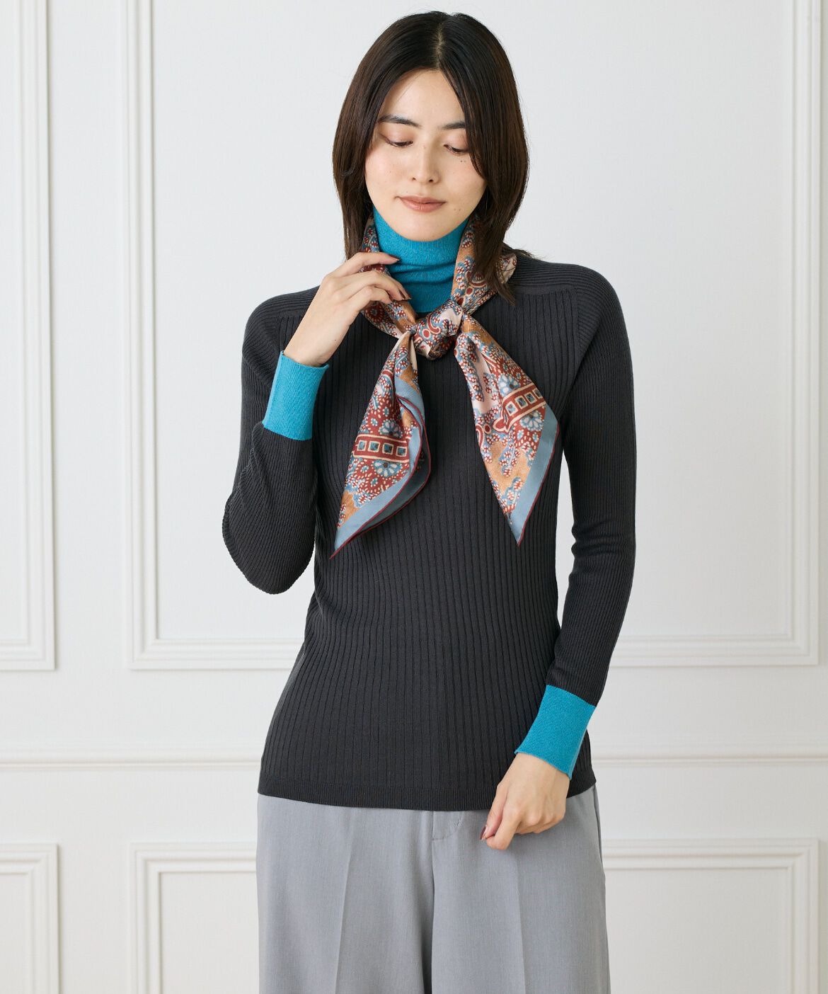 FAVORITE SUKINAMONO「Classical Danica Scarf スカーフ《Tapis Noir》」|ストール|