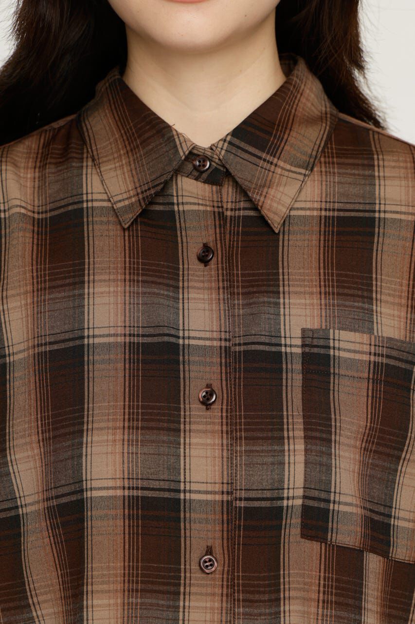SLY「LOOSE CHECK シャツ」|シャツ・ブラウス|