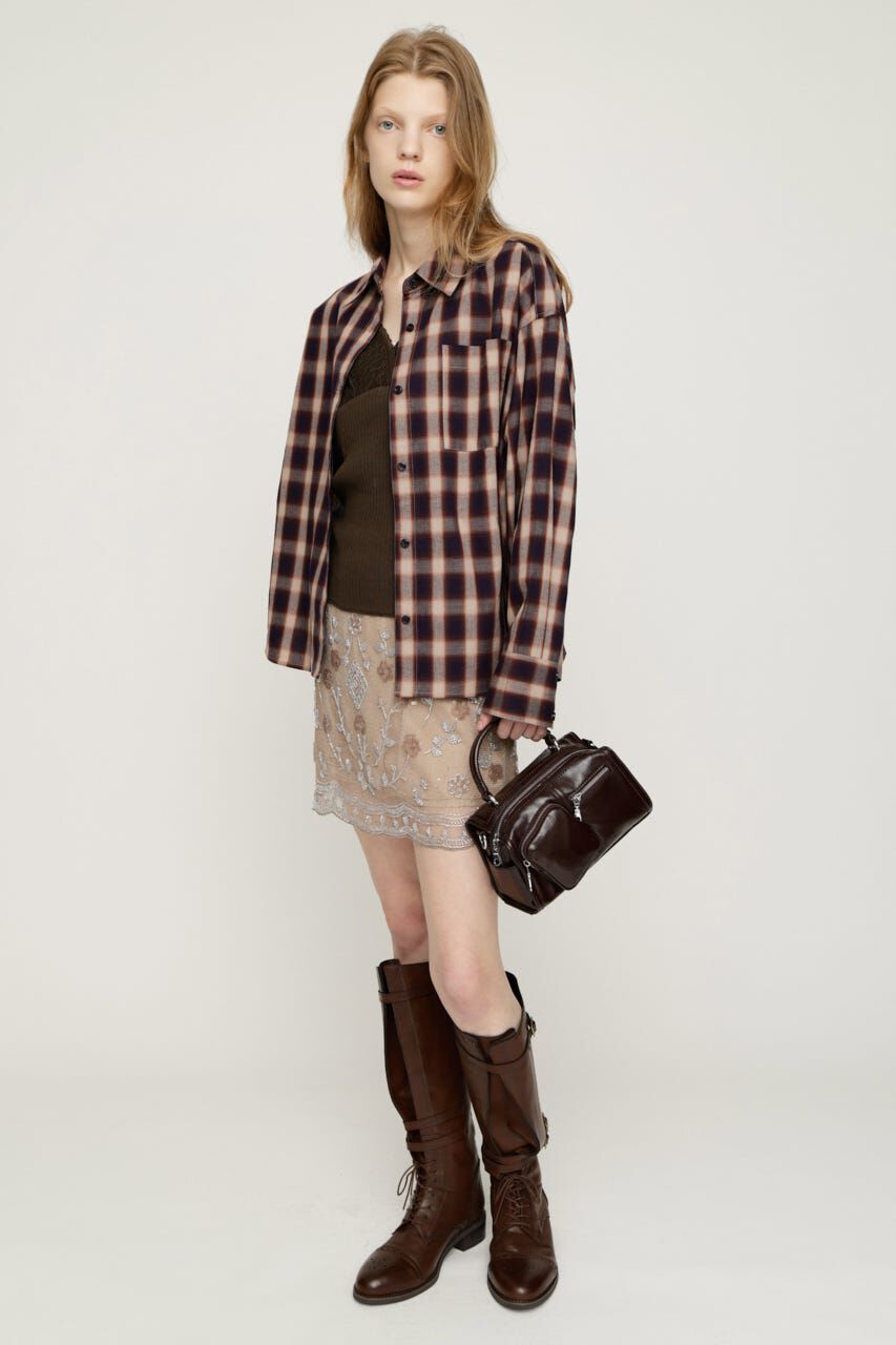 SLY「LOOSE CHECK シャツ」|シャツ・ブラウス|