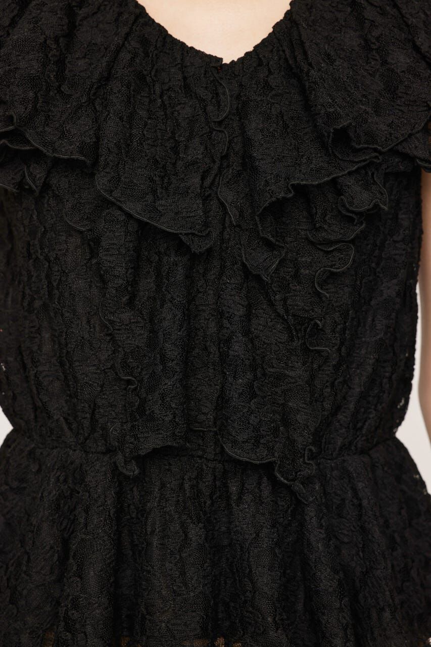 SLY「CUT LACE FRILL トップス」|Tシャツ・カットソー|