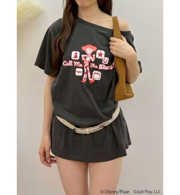 EVRIS「【TOY STORY5】ワンショルダーBIG Tシャツ」|Tシャツ・カットソー|