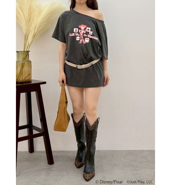 EVRIS「【TOY STORY5】ワンショルダーBIG Tシャツ」|Tシャツ・カットソー|