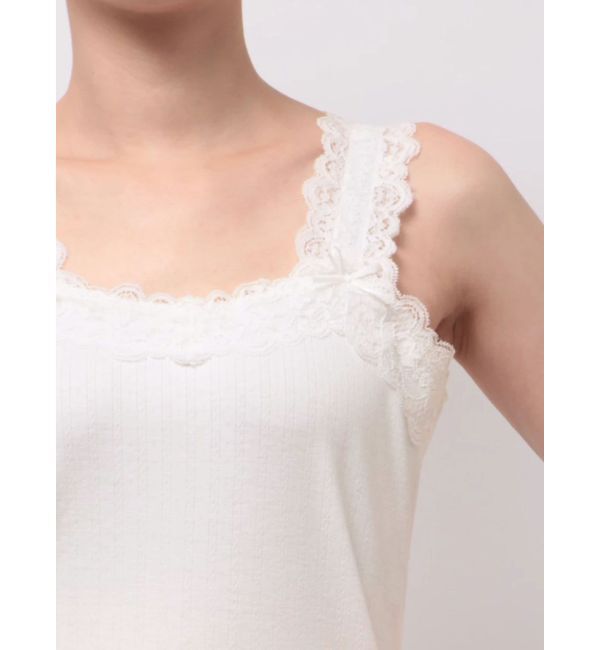 merry jenny「lace frame camisole tops」|キャミソール|